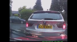 'Nervous' BMW driver reverses into front bumper before fleeing scene