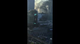 Smoke seen billowing from lethal Bangkok shopping mall fire