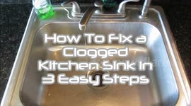 How To Unclog Kitchen Sink in 3 Easy Steps