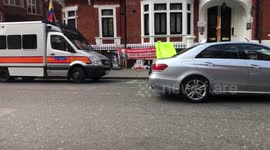 Ecuadorian Embassy deserted moments after Wikileaks founder Julian Assange arrested