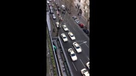 Berlin taxis cause gridlock