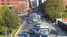 Rush Hour traffic time lapse in Leeds