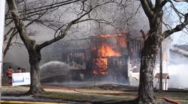 Massive blaze at beer distributor in Ringtown, Pa - 4th Alarm - #7