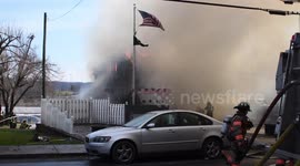 Massive blaze at beer distributor in Ringtown, Pa  - 4th alarm - #6