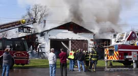 Massive blaze at beer distributor in Ringtown, Pa   - 4th alarm - #3