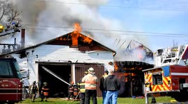 Beer distributor fire - Ringtown, Pa - Cuts 1