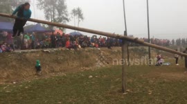 These women have the times of their lives on GIANT see-saw in Vietnam