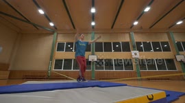 Slackliner vlogs 6 year journey to making world-first double backflip