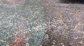 Pea sized hailstones in Hadleigh Essex UK