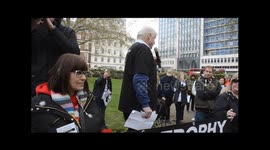 Marching for the ban of ivory trade