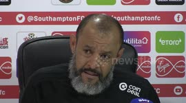 Nuno Espirito Santo storms out of press conference after Southampton defeat