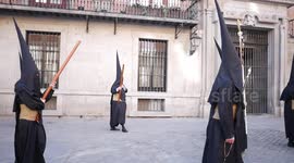 Brotherhood of the Students procession takes place in Madrid