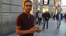 15 seconds! to solve Rubik's cube