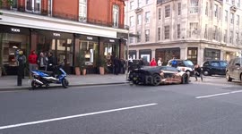 Supercar spotted outside Tods in Knightsbridge - London
