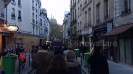 Parisians are going to see Notre Dame fire