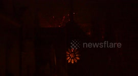 Crowds in Paris chant in prayer as Notre-Dame burns