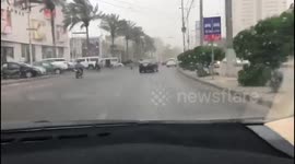 Electric Pole Fell Off On The Road