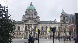 Game of Thrones stained glass installation in Belfast