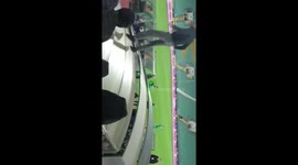 Levski fans are mad! Crazy scenes at the end ???? #levski #ludogorets @FCLevski  - @Ludogorets1945 0-2 https://t.co/NsggOqgapt