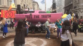 More than 120 held, 55 bus routes closed and 500,000 lives disrupted as climate protests continue