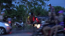 Songkran Festival celebrations in Thailand.
