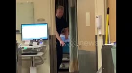 Dad hilariously attempts to explain his daughter's birth via hand-signs