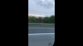 Reckless motorist caught watching TV programme on his mobile whilst driving on motorway