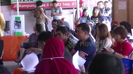 Indonesian elections held in special pavilions in multi-ethnic city of Padang