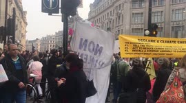 Extinction Rebellion protesters cause chaos at Oxford Circus station