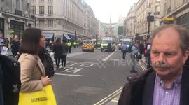 Police at Oxford Circus - Extinction Rebellion protest