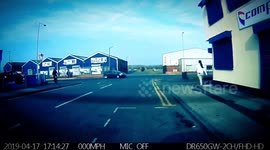 Pedestrian get Run over