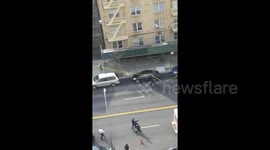 Shootout in Washington Heights leaves police officer injured and suspect reported dead