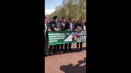 Veterans march
