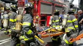 Two people injured in Manhattan building fire in New York City