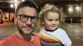 Dad drops phone showing second longest escalator in America