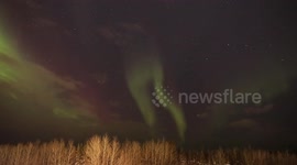 Strong and Colourful Northern Lights