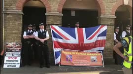 Islington police station is closed due to yellow vest demonstrators