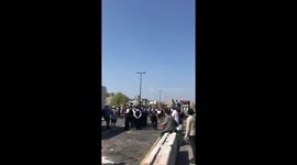 Police waiting to remove Climate Change Protesters