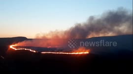 Marsden Moor Fire