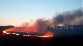 Another moorland fire breaks out in West Yorkshire