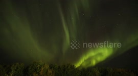 Northern Lights Timelapse Video