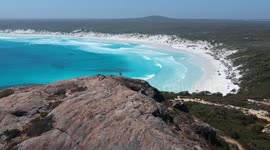 The blue water of Western Australia Beach life!