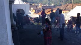 Mayan church in Chichicastenango.