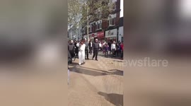 Newsflare Edit - Jesus Walks!..Through Croydon!