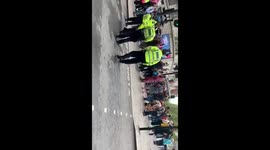 Climate change protesters block Marble Arch