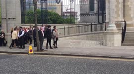 People attend murdered journalist Lyra McKee's funeral in Belfast