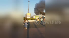 Newsflare Edit - Trecco bay caravan fire part 1 21.04.19