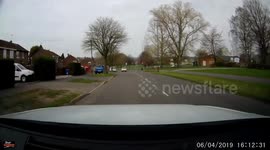 Kids ride dangerously on electric scooter on road whilst parents record it.