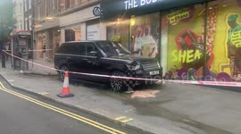 Range Rover crashes into people in James st Westminster