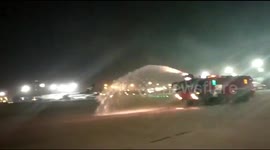 Air India's plane catches fire at Delhi airport during maintenance work